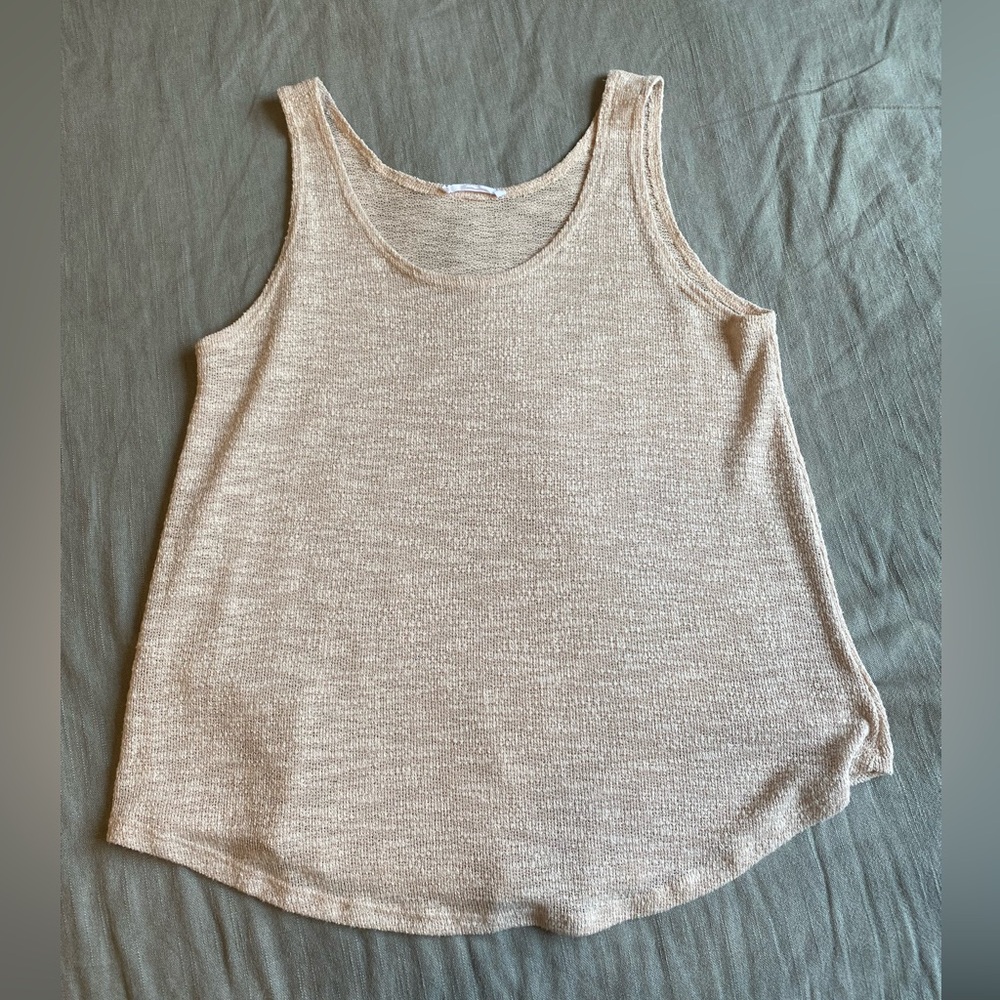 Women's Wasabi + Mint Beige Tank Top